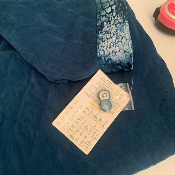 NWT Christine Thomson Modern Quilted Shirt Jacket Dark Teal Plus Size 2X - Picture 8 of 16